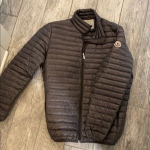 Moncler short puffer coat